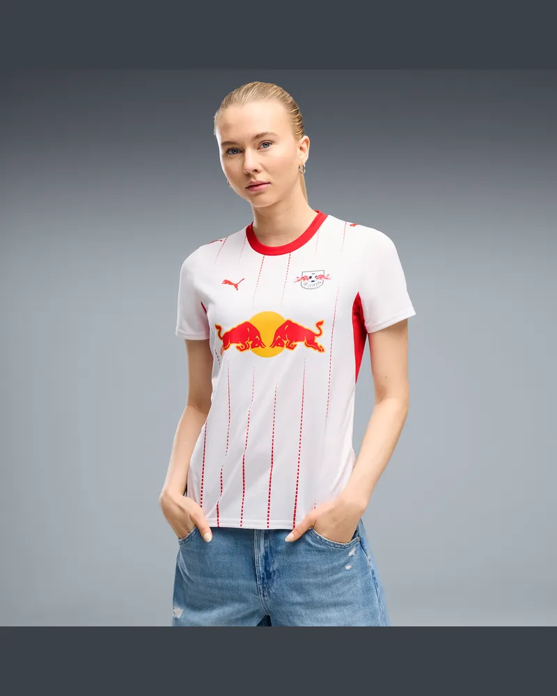 Puma Maglia Home RB Leipzig 26/27 da donna, Abbigliamento, Bianco White