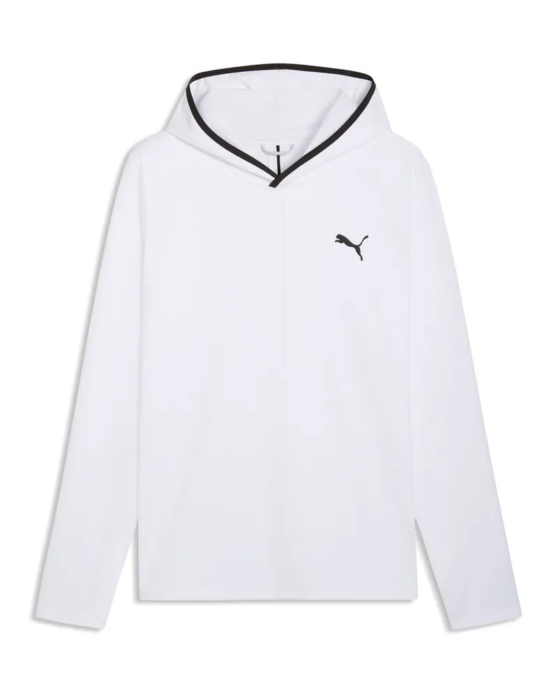 Puma Felpa con cappuccio da golf CLOUDSPUN Tech Tour da uomo, Accessori, Bianco White