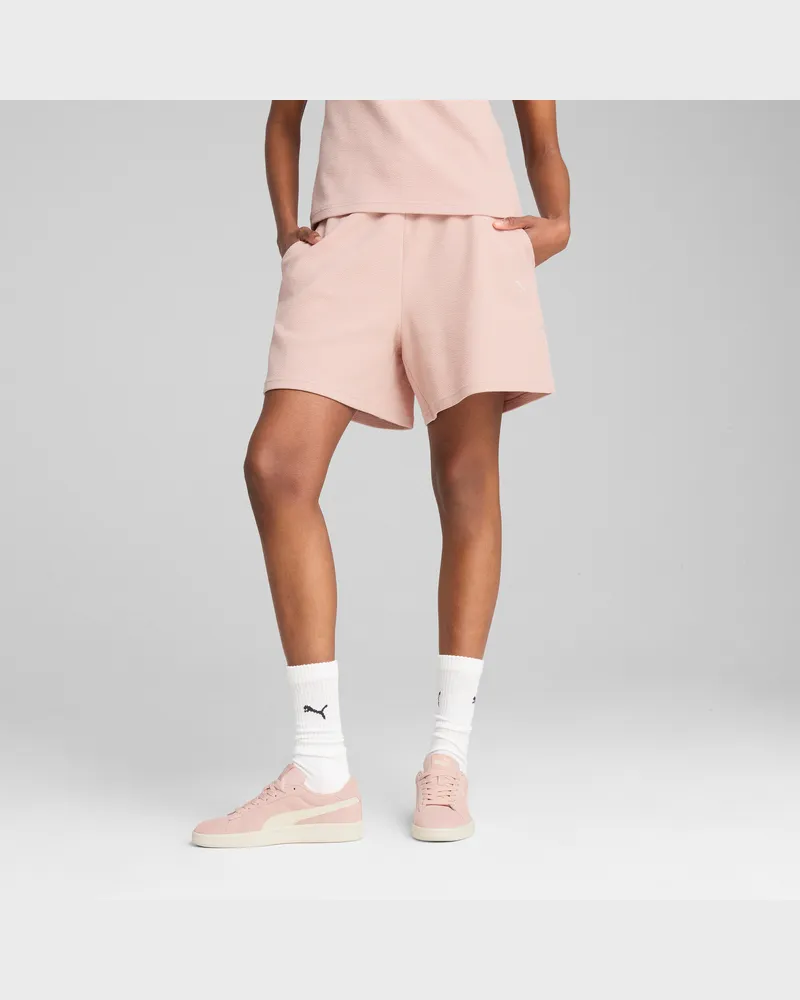 Puma Shorts a vita alta HER da 5” da donna, Accessori, Rosa Pink