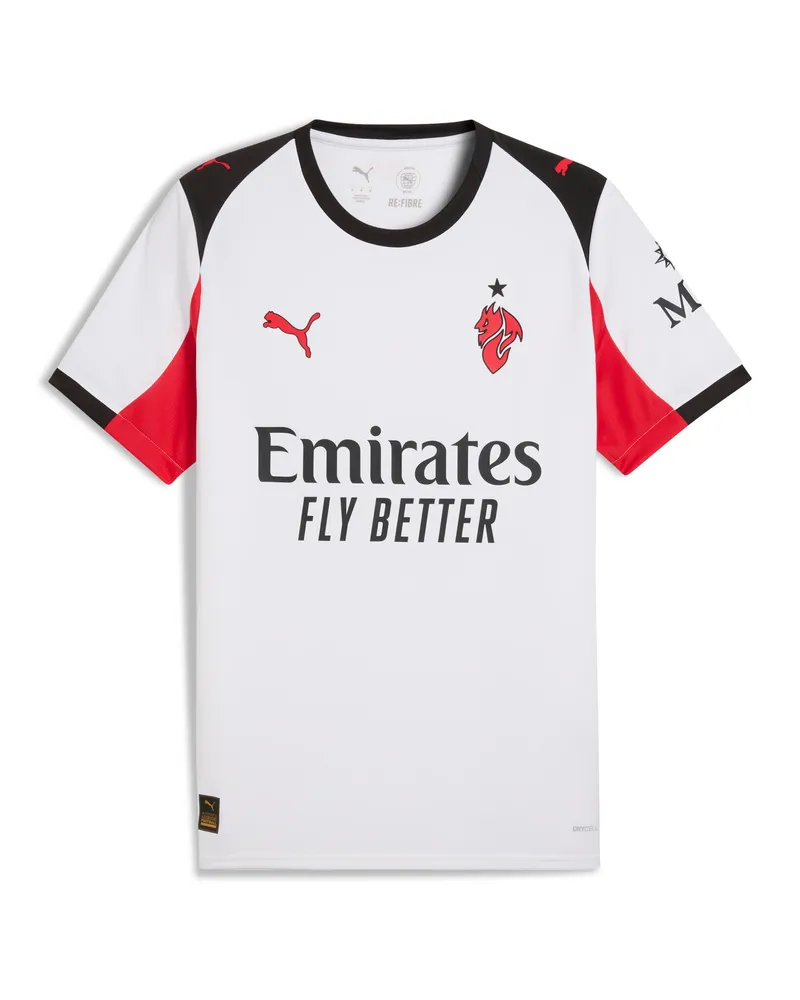 Puma Maglia gara Away AC Milan 25/26 da uomo, Accessori, Bianco White