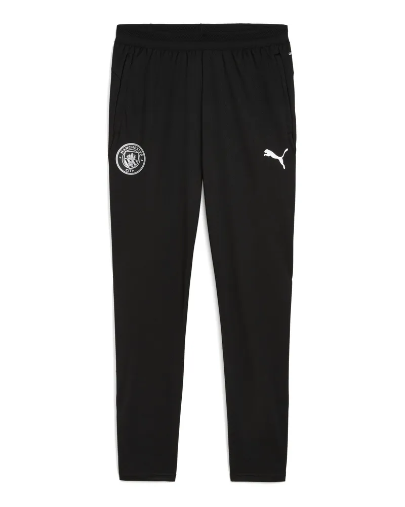Puma Pantaloni da allenamento Manchester City da uomo, Accessori, Nero Black