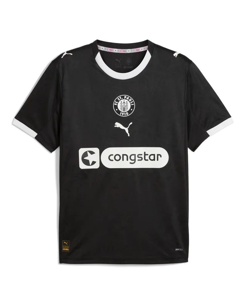 Puma Maglia gara Third FC St. Pauli 25/26 da uomo, Accessori, Nero Black
