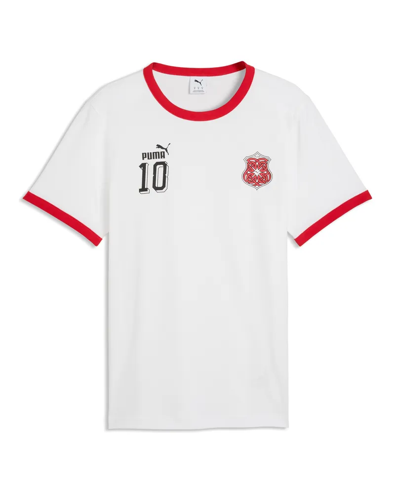 Puma T-shirt FUTURO. . ARCHIVE Ringer unisex, Accessori, Bianco White