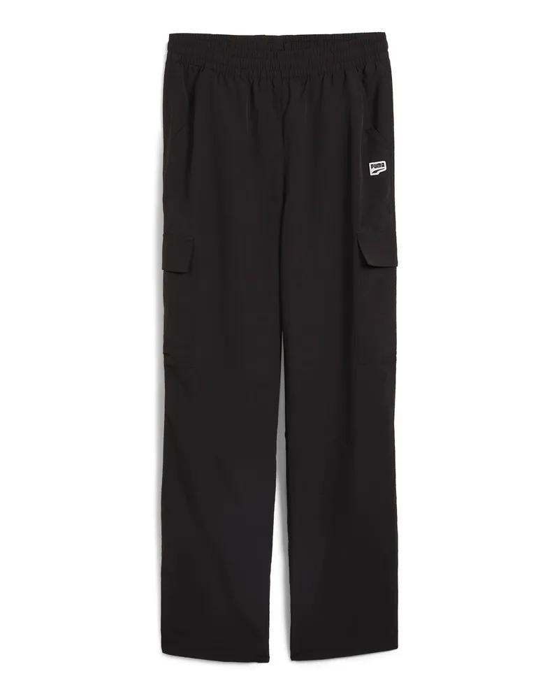 Puma Pantaloni cargo DOWNTOWN da donna, Abbigliamento, Nero Black