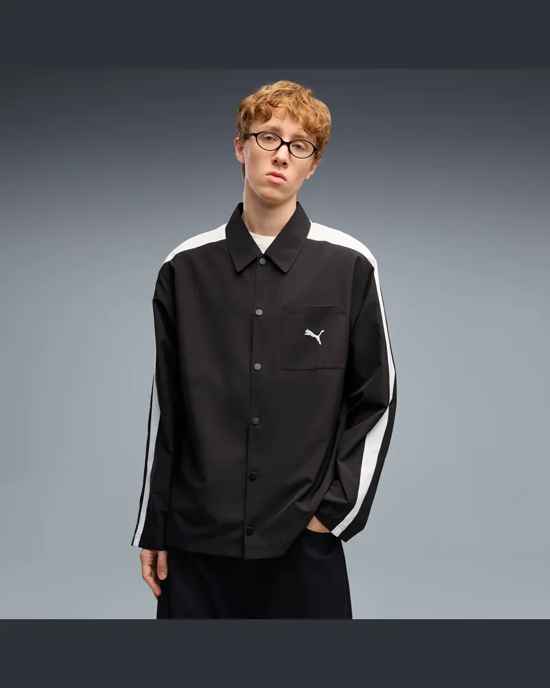 Puma Camicia T7 dal taglio morbido da uomo, Accessori, Nero Black