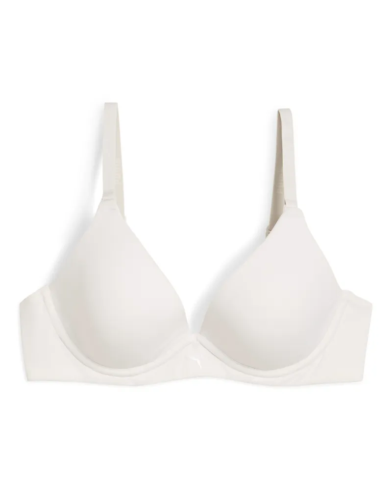Puma Reggiseno imbottito  da donna, Abbigliamento, Bianco White