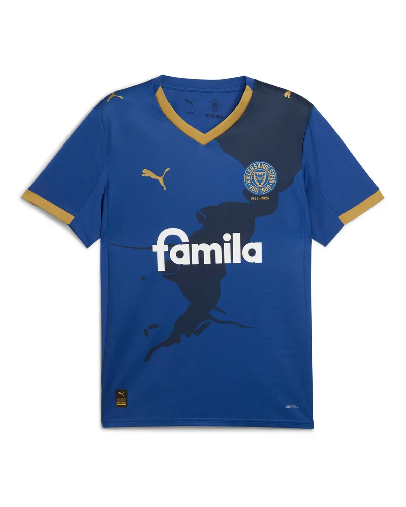 Puma Maglia gara Home Holstein Kiel 25/26 da uomo, Accessori, Blu Blue