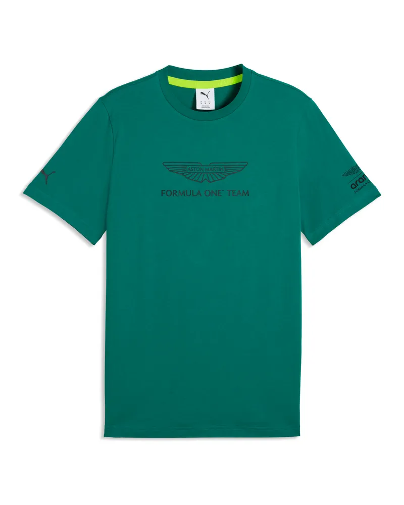 Puma T-shirt  x ASTON MARTIN ARAMCO F1® TEAM Essentials da uomo, Accessori, Verde Green