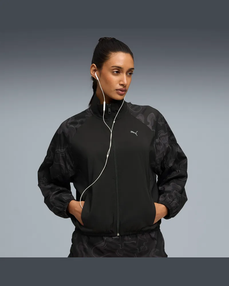 Puma Giacca da training  League dal taglio morbido da donna, Abbigliamento, Nero Black