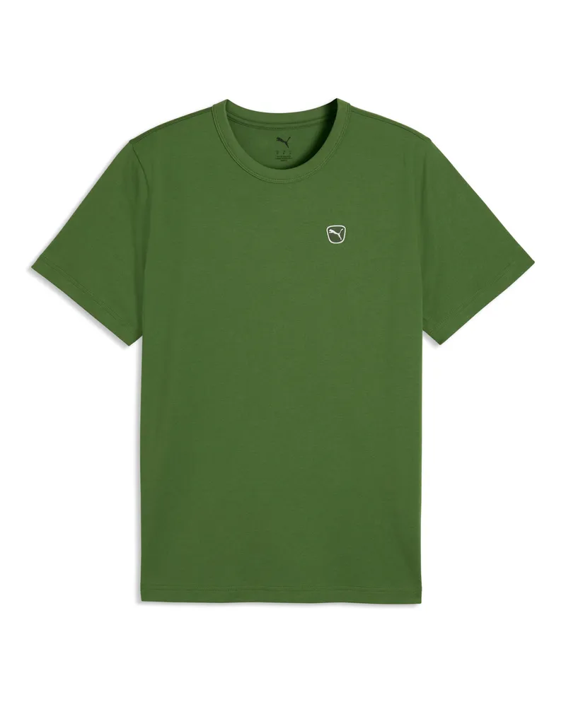 Puma T-shirt da uomo Essentials Elevated, Accessori, Verde Green