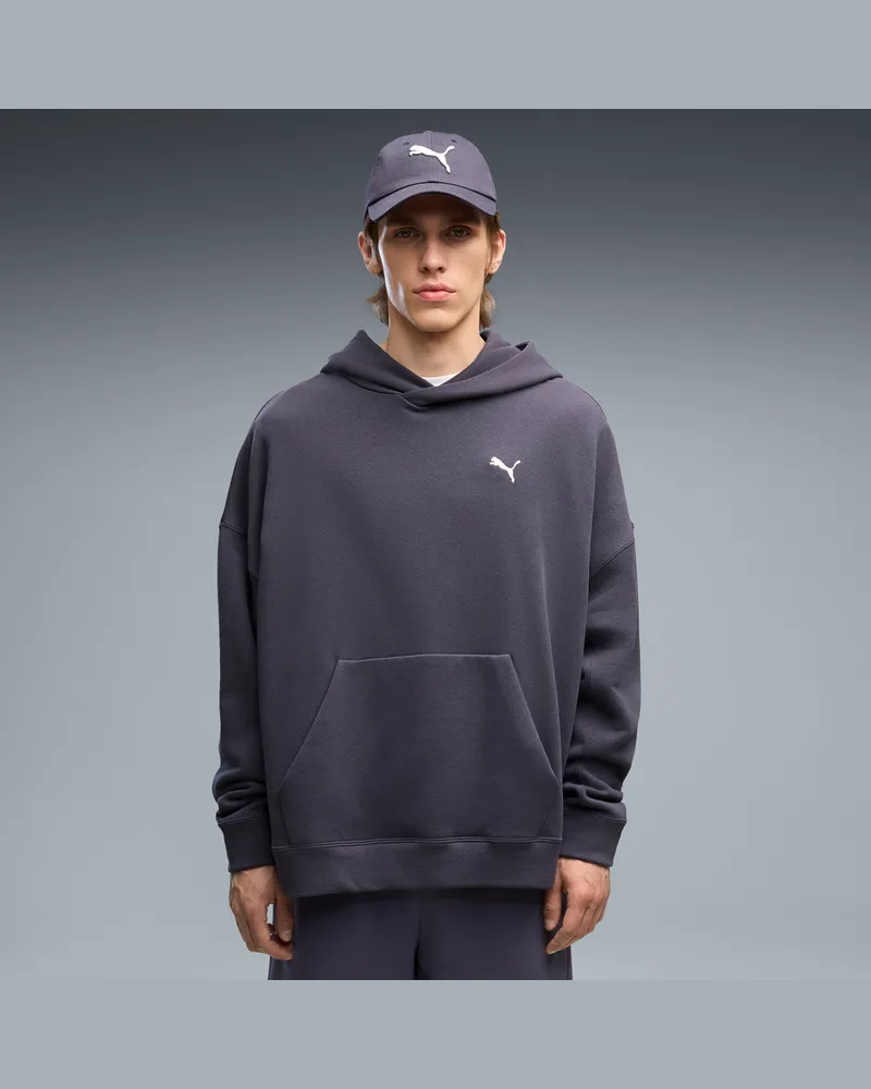Puma Felpa con cappuccio oversize Essentials da uomo, Accessori, Grigio Gray