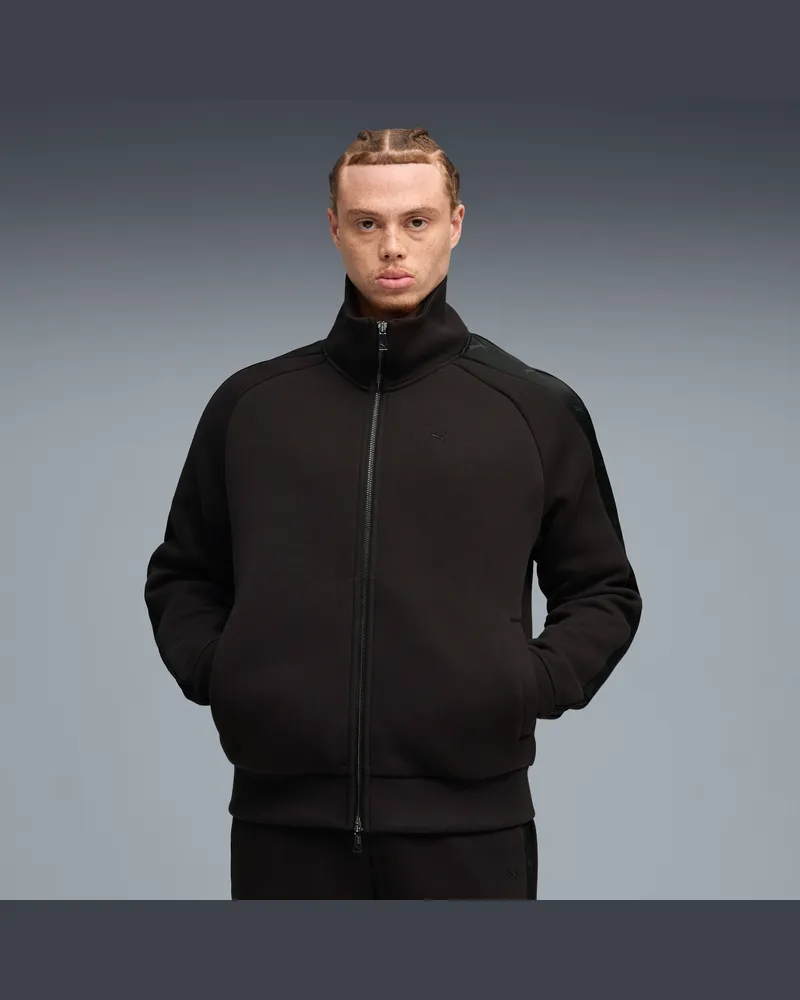 Puma Giacca da corsa T7 da uomo, Abbigliamento, Nero Black