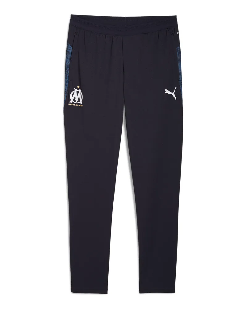 Puma Pantaloni da training Olympique de Marseille da uomo, Accessori, Blu Blue