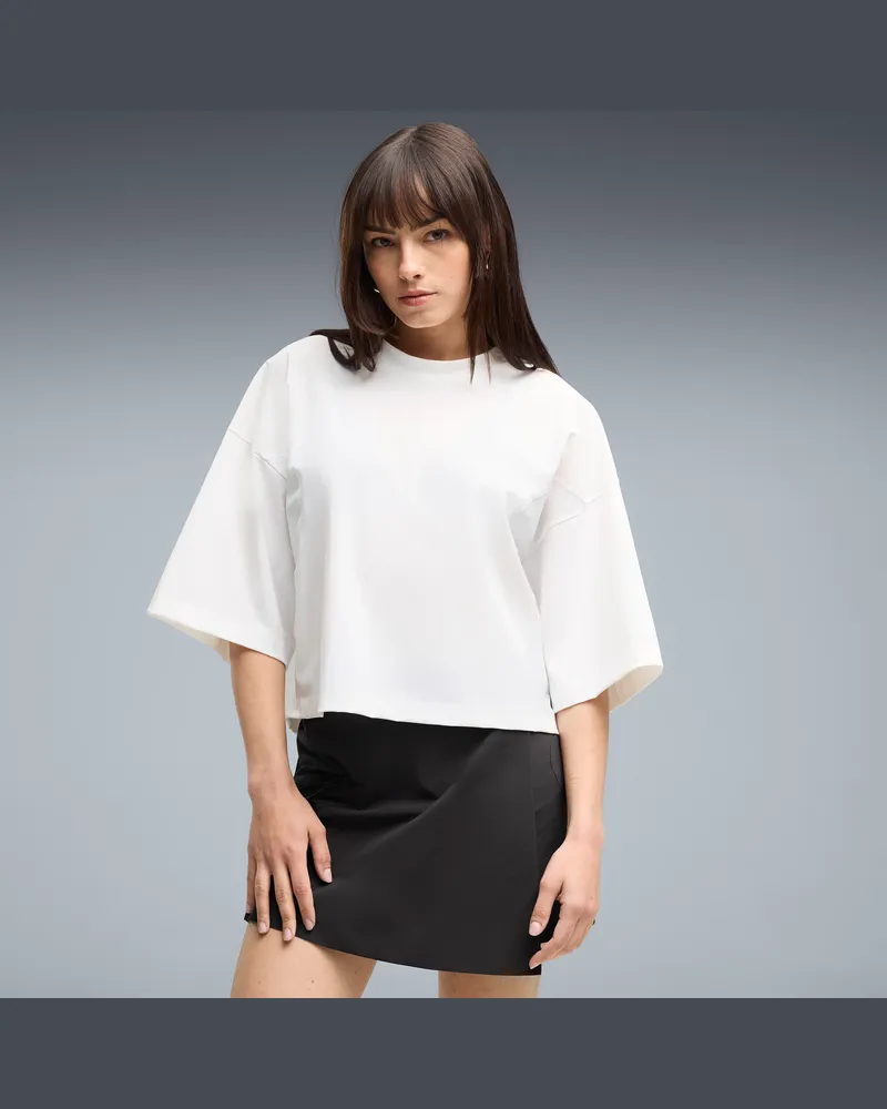 Puma T-shirt oversize da donna TECH SENSE, Abbigliamento, Bianco White