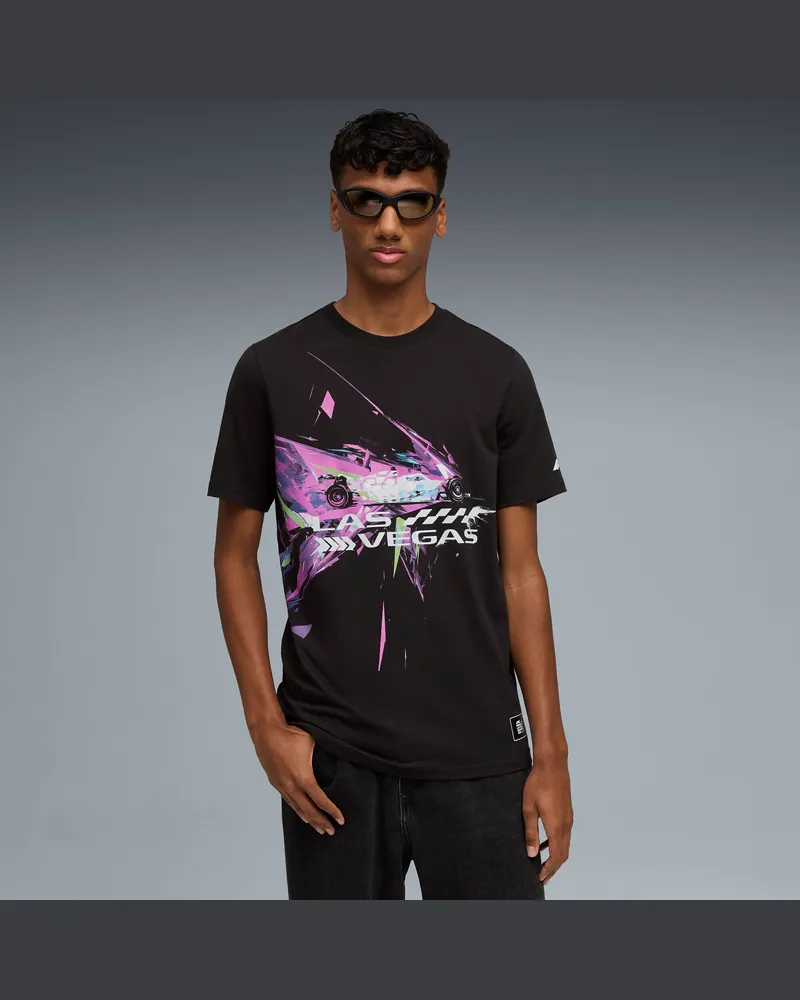 Puma T-shirt F1® Las Vegas unisex, Abbigliamento, Nero Black