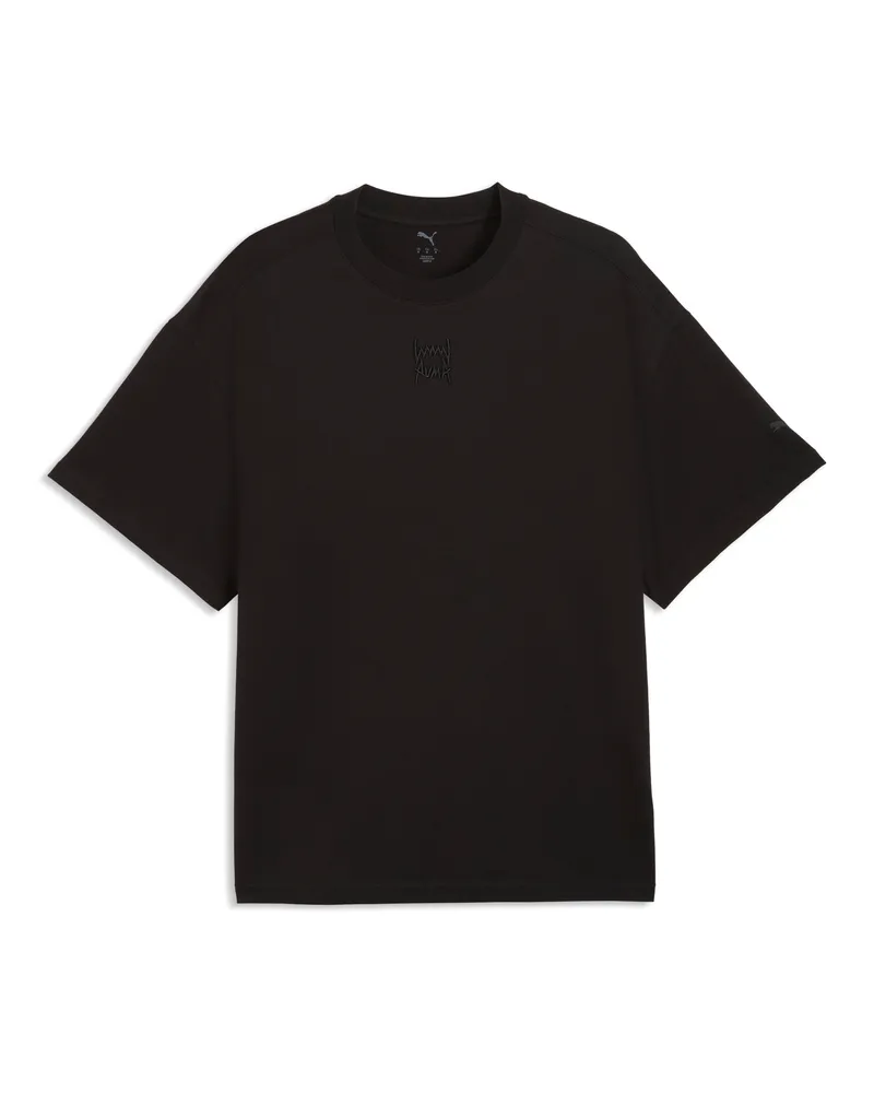 Puma T-shirt oversize Fundamentals da uomo, Accessori, Nero Black