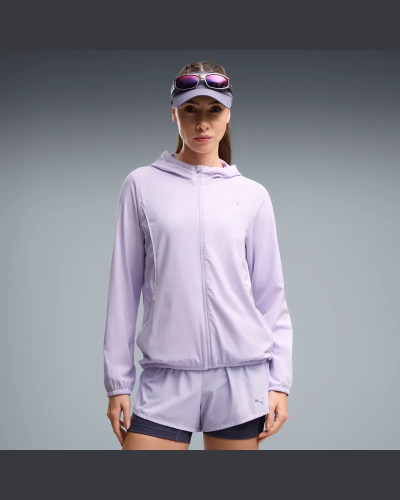 Puma Giacca da corsa in tessuto VELOCITY da donna, Abbigliamento, Viola Purple