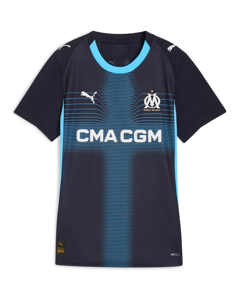 Puma Maglia gara Away Olympique de Marseille 25/26 da donna, Accessori, Blu Blue