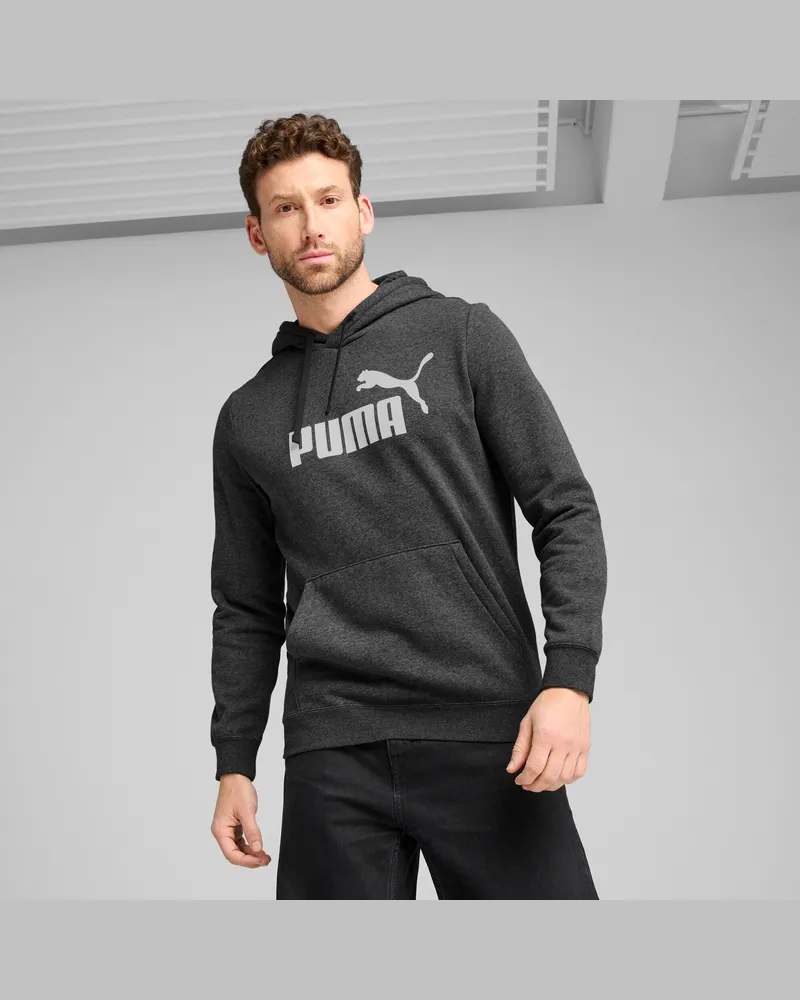 Puma Felpa con cappuccio Essentials con logo N. 1 da uomo, Abbigliamento, Grigio Gray