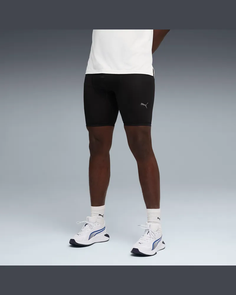 Puma Pantaloni aderenti corti PWRMODE Base Layer da uomo, Abbigliamento, Nero Black