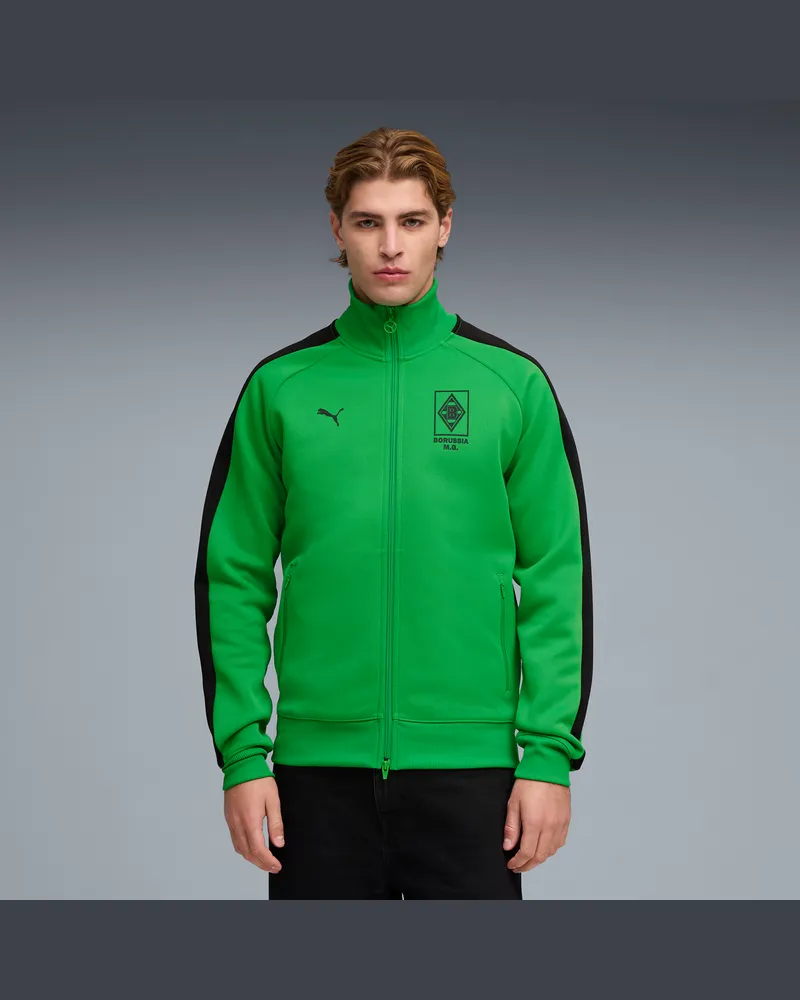 Puma Giacca sportiva Borussia Mönchengladbach T7 da uomo, Accessori, Verde Green
