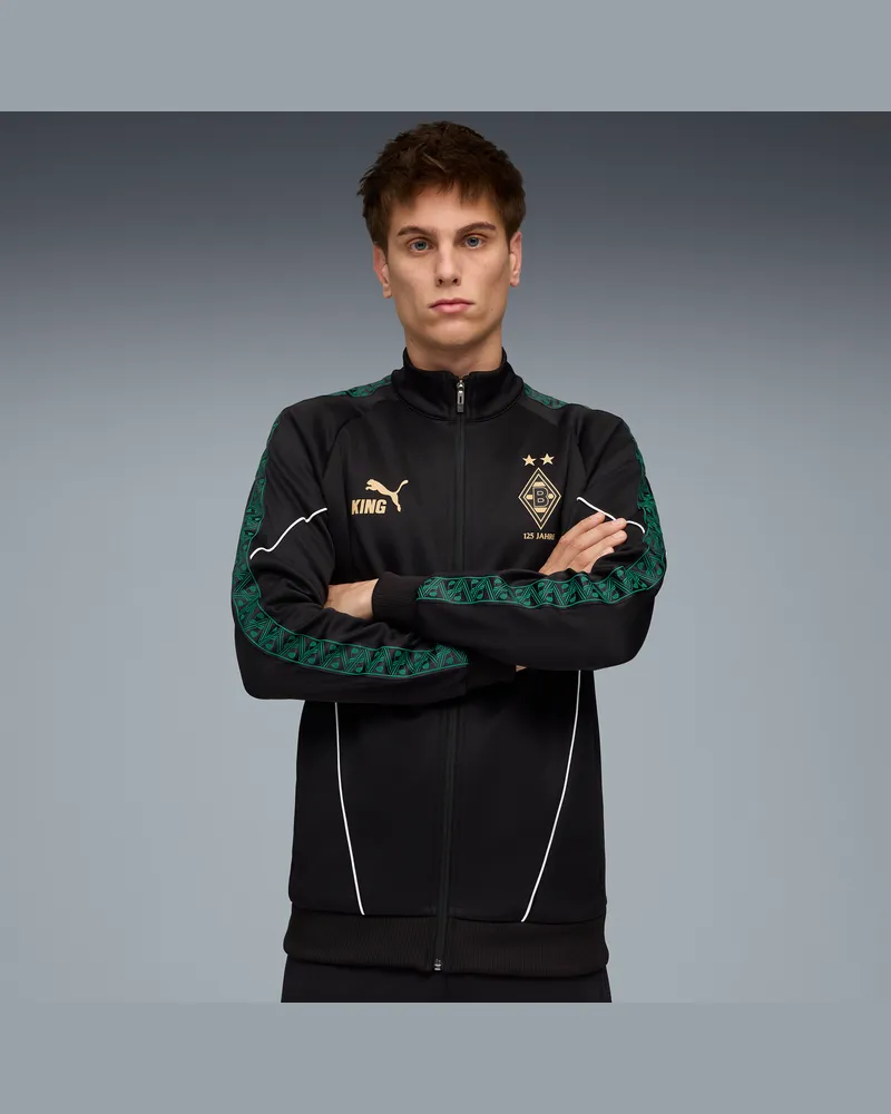 Puma Giacca Borussia Mönchengladbach KING Anthem da uomo, Abbigliamento, Nero Black