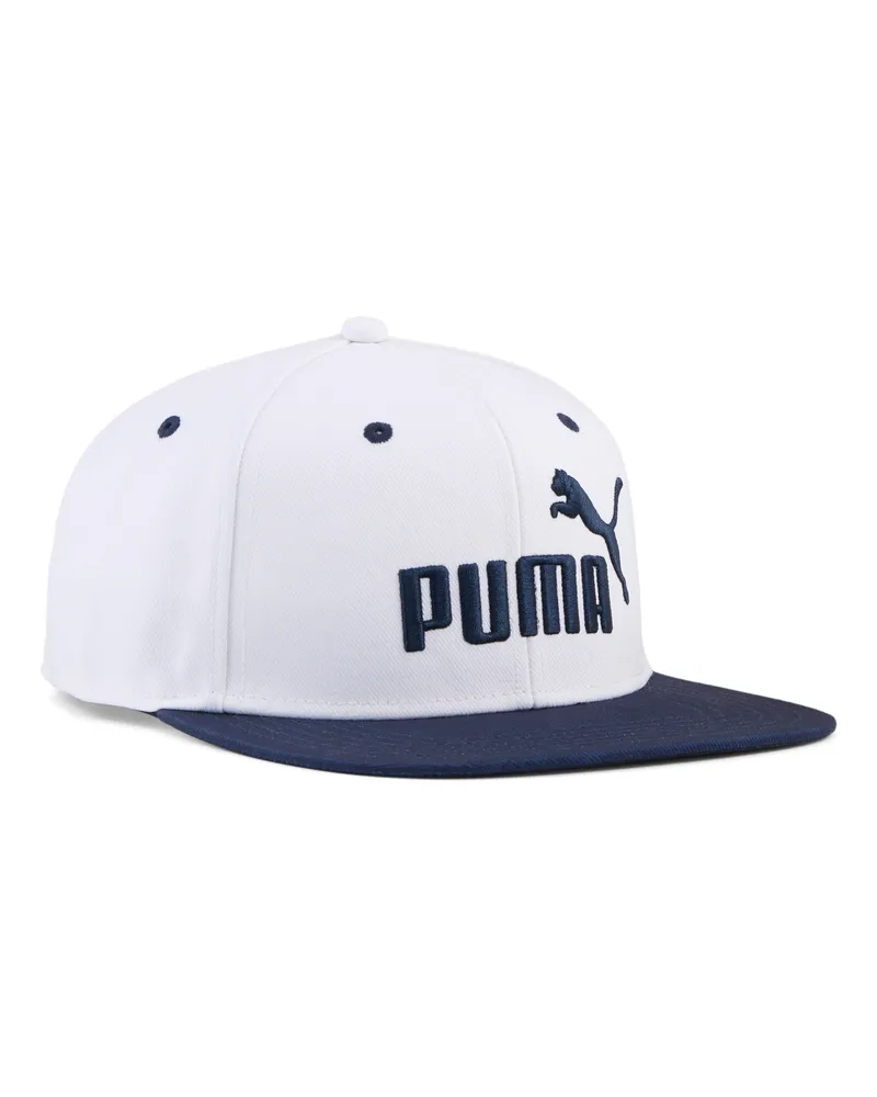 Puma Cappellino a tesa piatta con logo Essentials N.1, Accessori, Bianco White