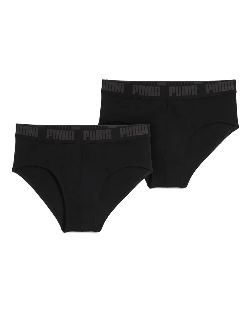 Puma Slip  da uomo in confezione doppia, Abbigliamento, Nero Black