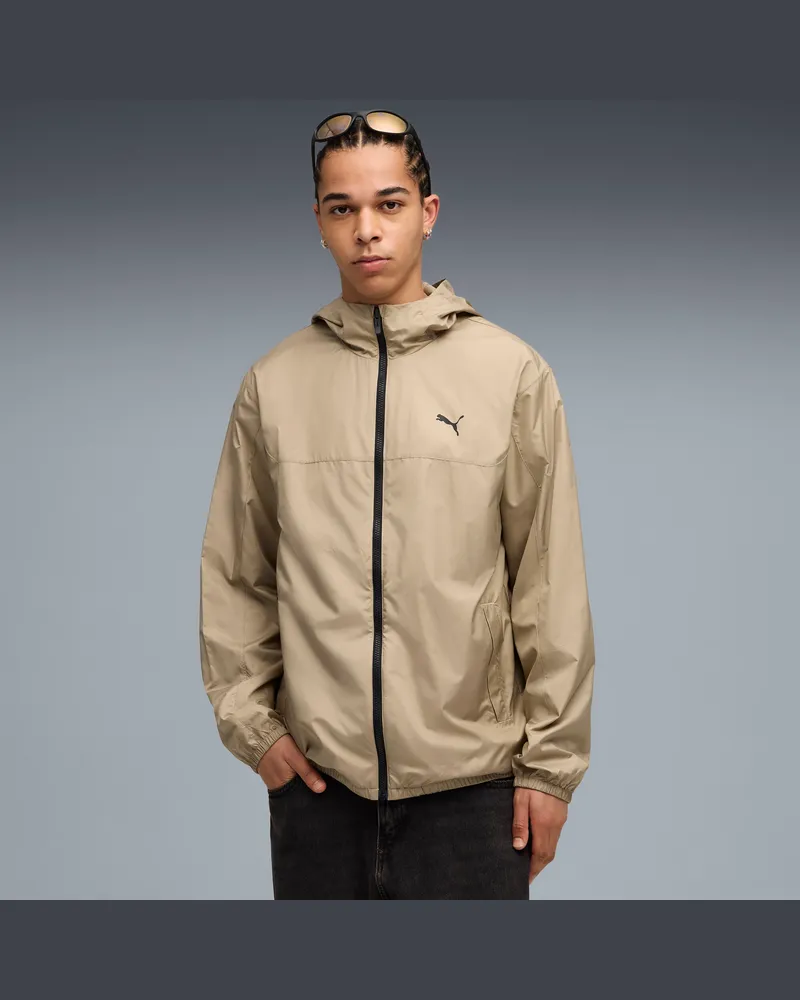 Puma Giacca a vento Essentials vestibilità regolare da uomo, Abbigliamento, Beige Beige