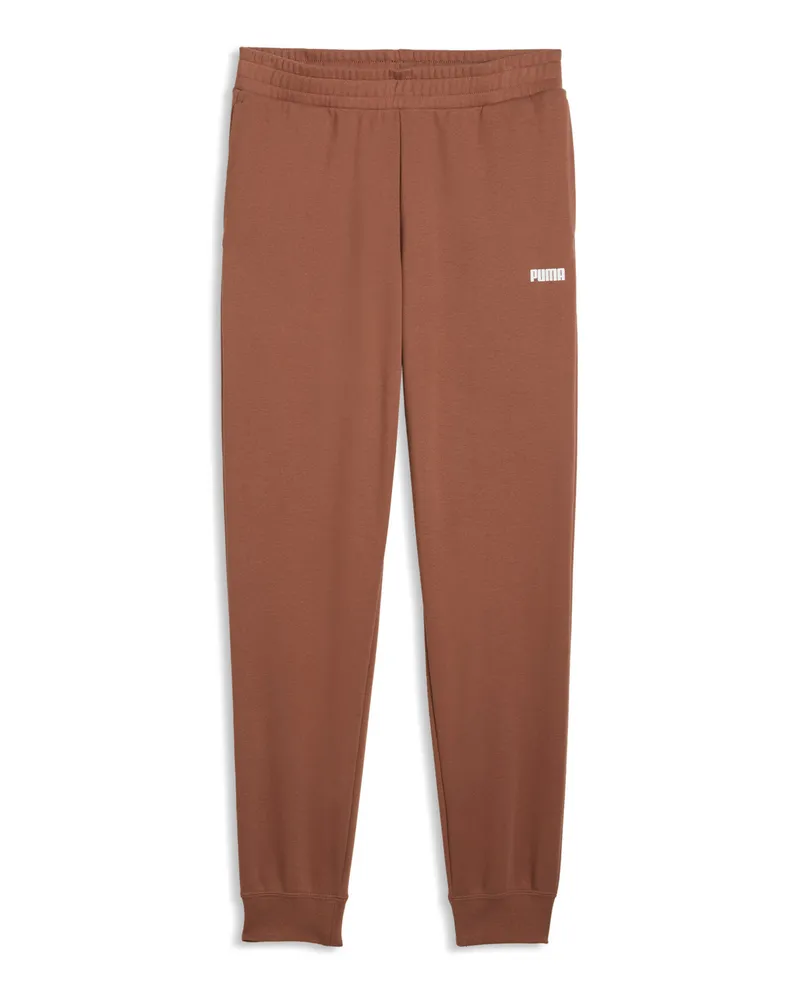 Puma Pantaloni da tuta Essentials con logo da uomo, Abbigliamento, Marrone Brown