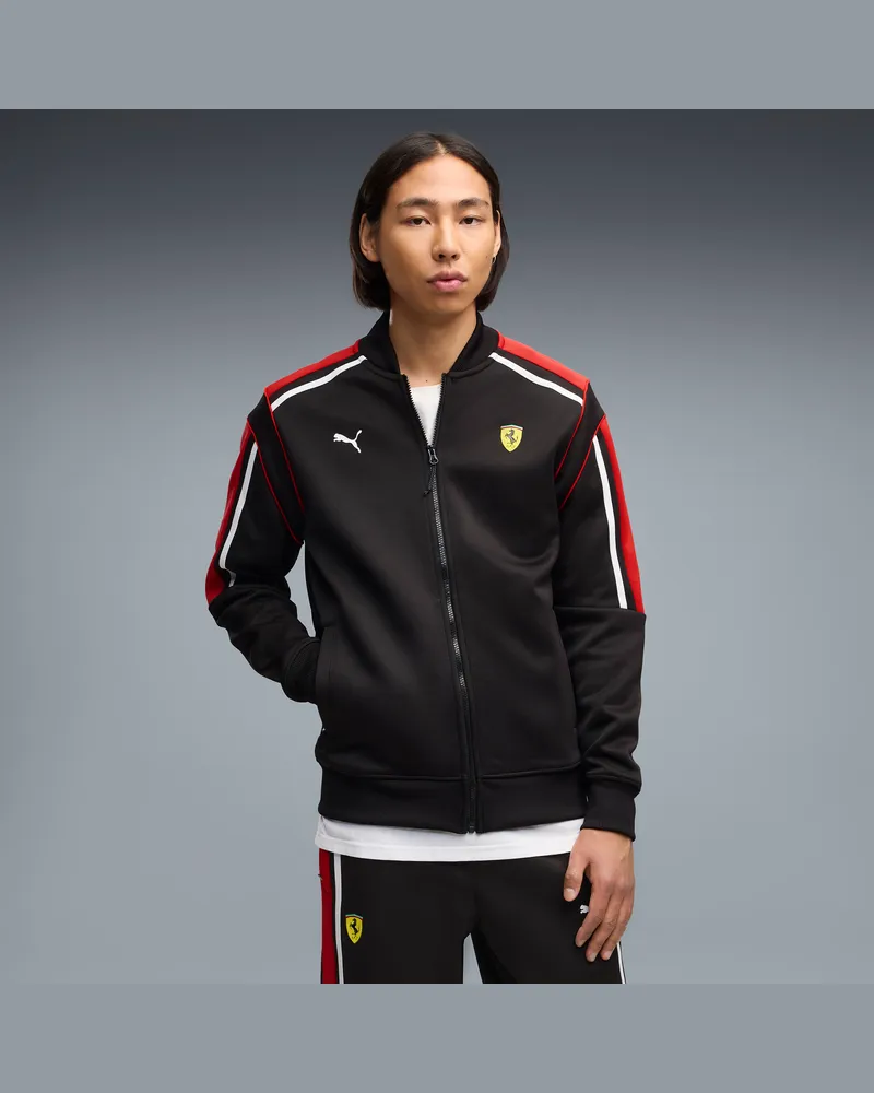 Puma Giacca sportiva Scuderia Ferrari MT7 da uomo, Abbigliamento, Nero Black