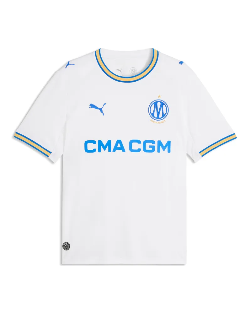 Puma Maglia Home Olympique de Marseille 26/27 da uomo, Accessori, Bianco White