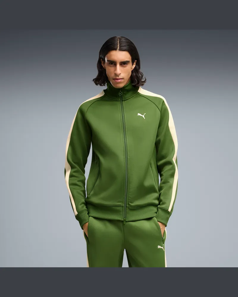 Puma Giacca da corsa T7 ALWAYS ON da uomo, Abbigliamento, Verde Green