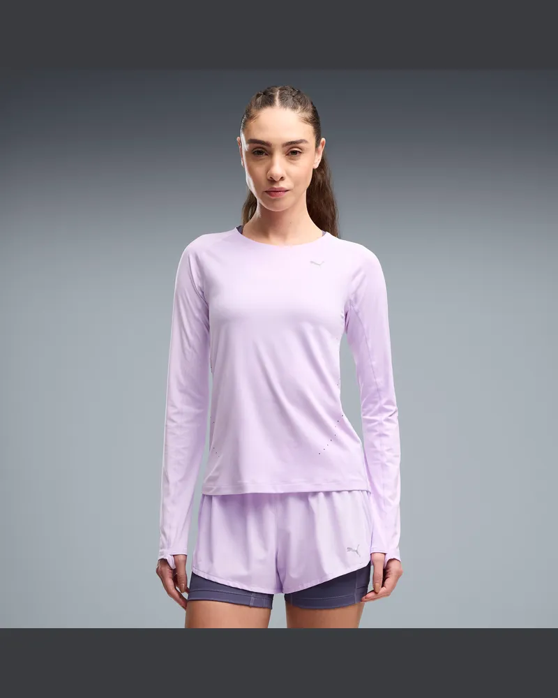 Puma Top da running RUN CLOUDSPUN da donna, Abbigliamento, Viola Purple