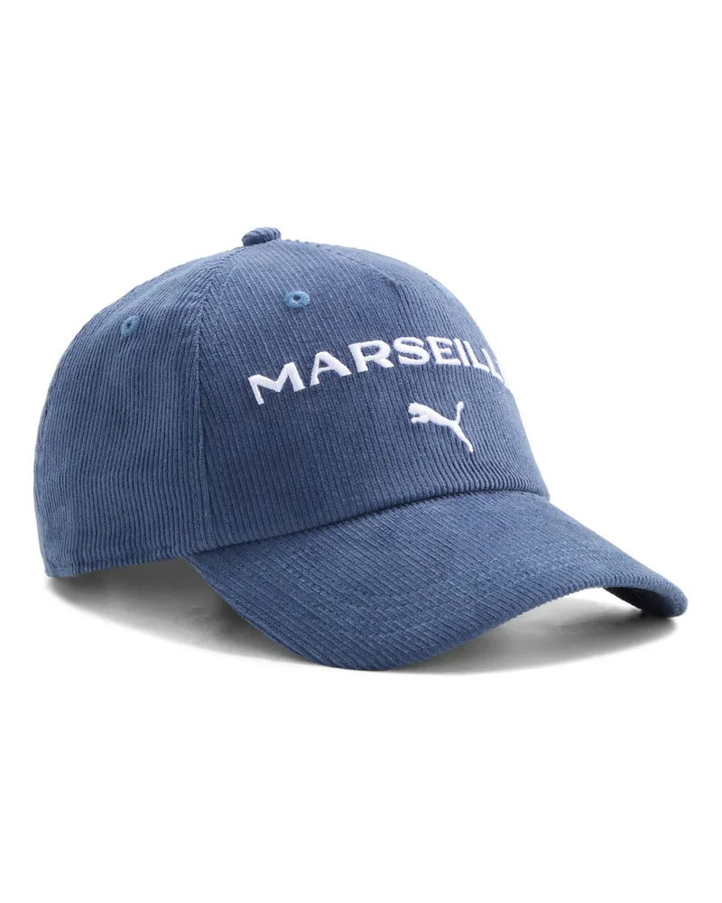 Puma Cappellino a coste Olympique de Marseille ftblCulture, Accessori, Blu Blue