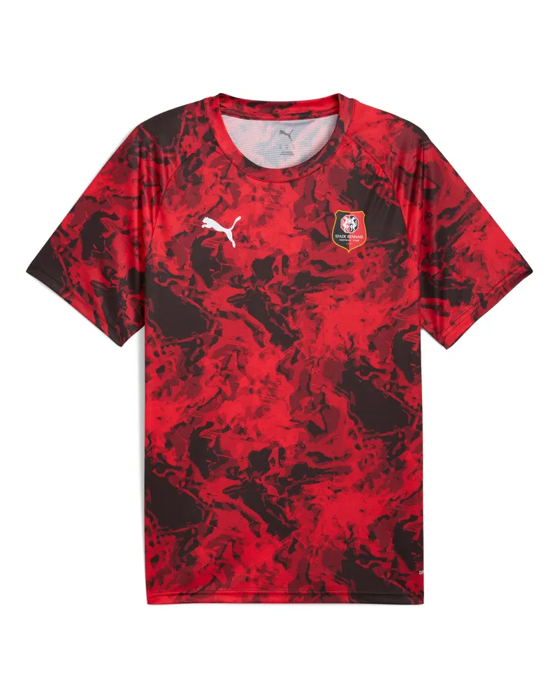 Puma Maglia pre-partita Stade Rennais FC da uomo, Accessori, Rosso Red