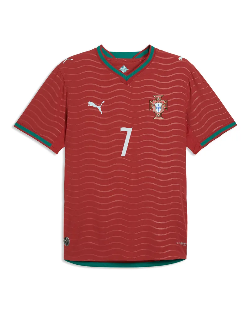 Puma Maglia Home Portogallo Authentic Player 2026 da uomo, Accessori, Rosso Red