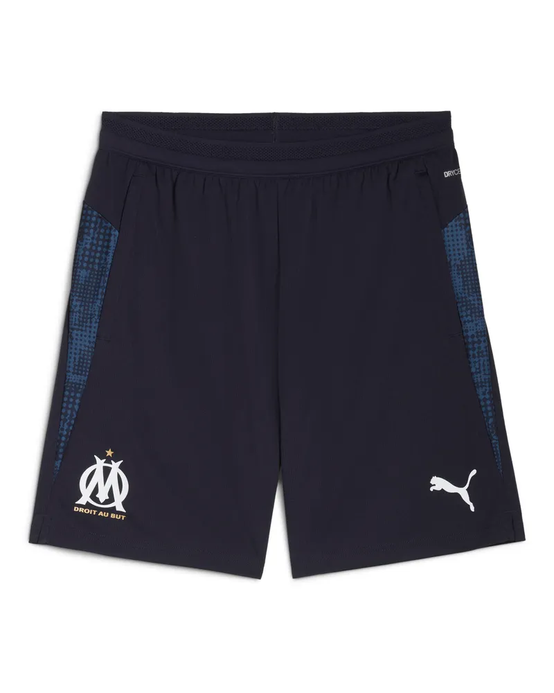 Puma Shorts da allenamento Olympique de Marseille da uomo, Accessori, Blu Blue