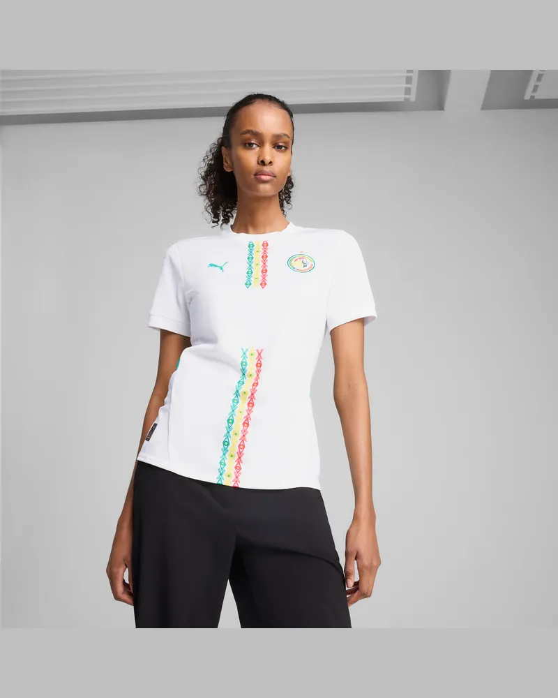 Puma Maglia gara Home Senegal 2025 da donna, Abbigliamento, Bianco White