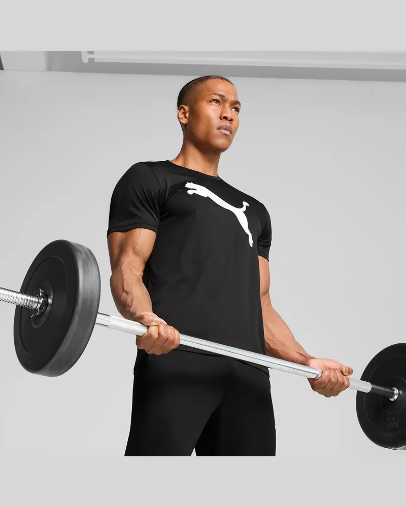 Puma T-shirt TAD ESSENTIALS Solid Cat da uomo, Abbigliamento, Nero Black