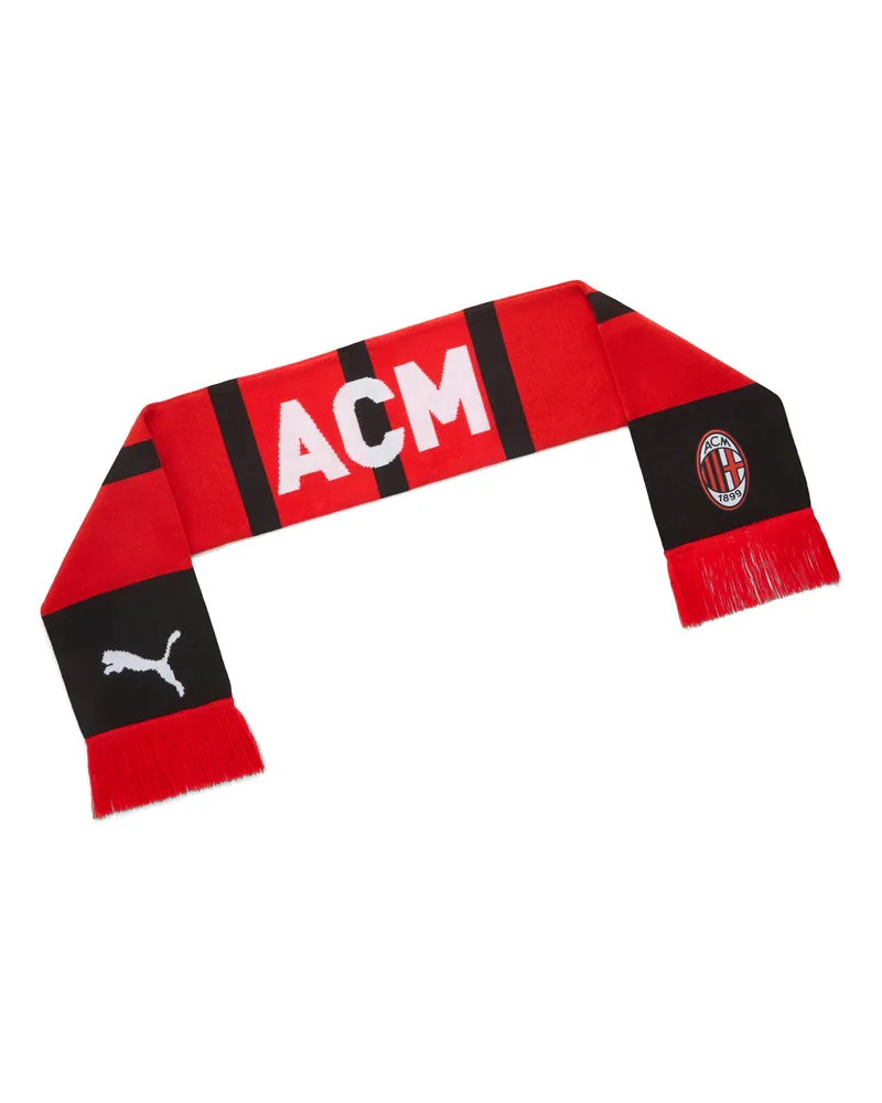Puma Sciarpa AC Milan Essentials, Accessori, Rosso Red