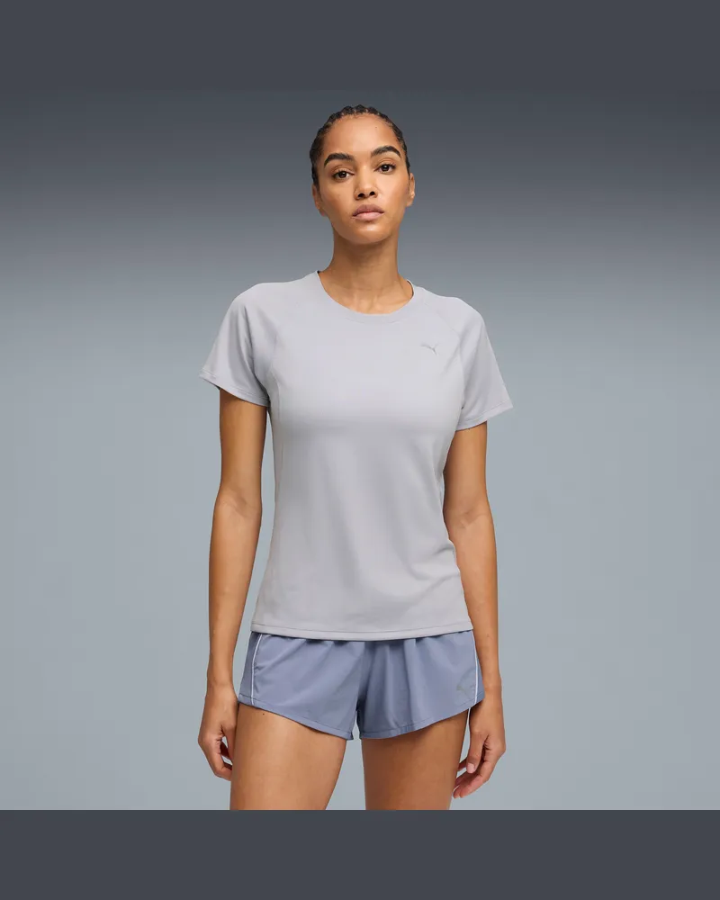 Puma T-shirt da running VELOCITY da donna, Abbigliamento, Grigio Gray