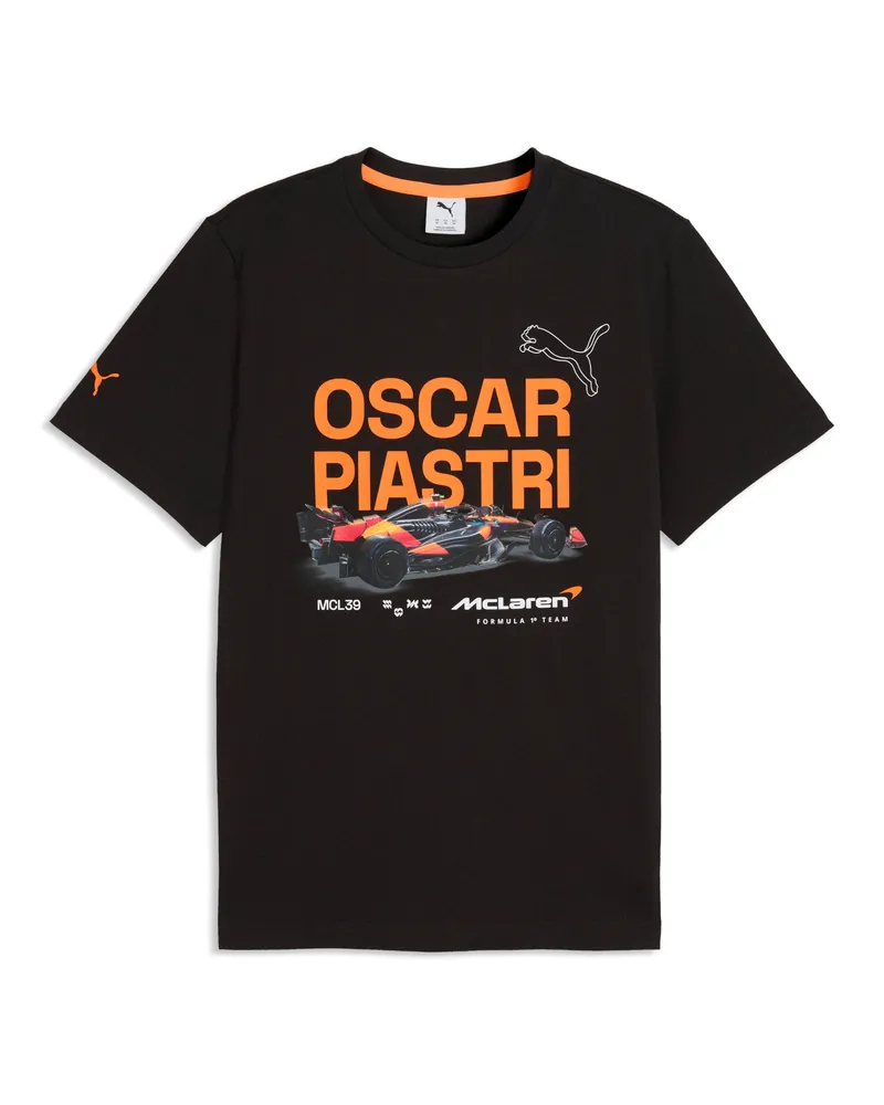 Puma T-shirt McLAREN RACING Driver Piastri da uomo, Accessori, Nero Black