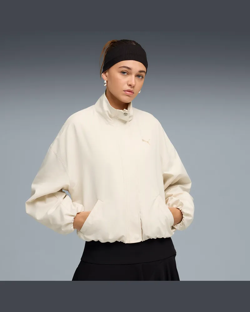 Puma Giacca Style da donna, Abbigliamento, Bianco White