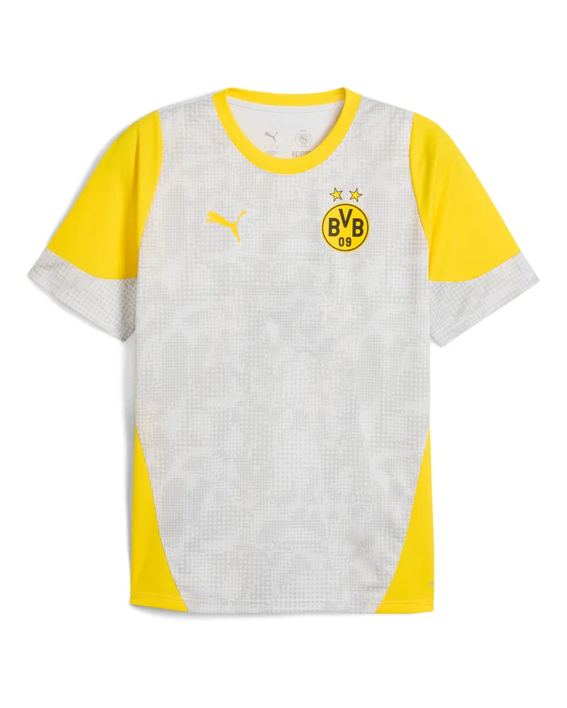 Puma Maglia da allenamento Borussia Dortmund da uomo, Accessori, Grigio Gray