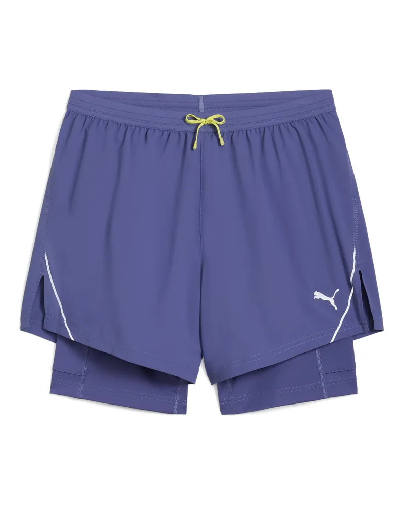 Puma Shorts da running 2 in 1 ULTRAWEAVE 5" da uomo, Accessori, Blu Blue