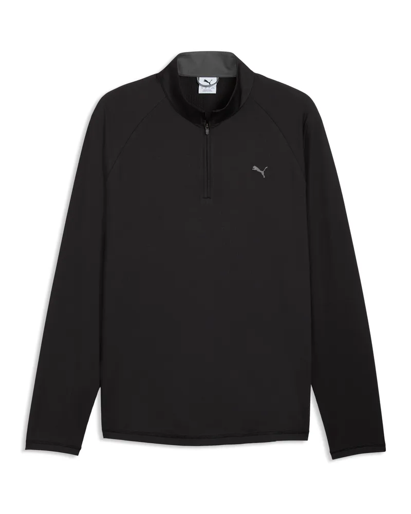 Puma Giacca da golf con zip corta Pure Grid da uomo, Accessori, Nero Black