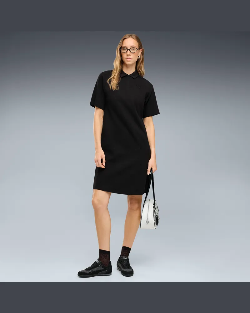 Puma Vestito stile polo  Class da donna, Abbigliamento, Nero Black