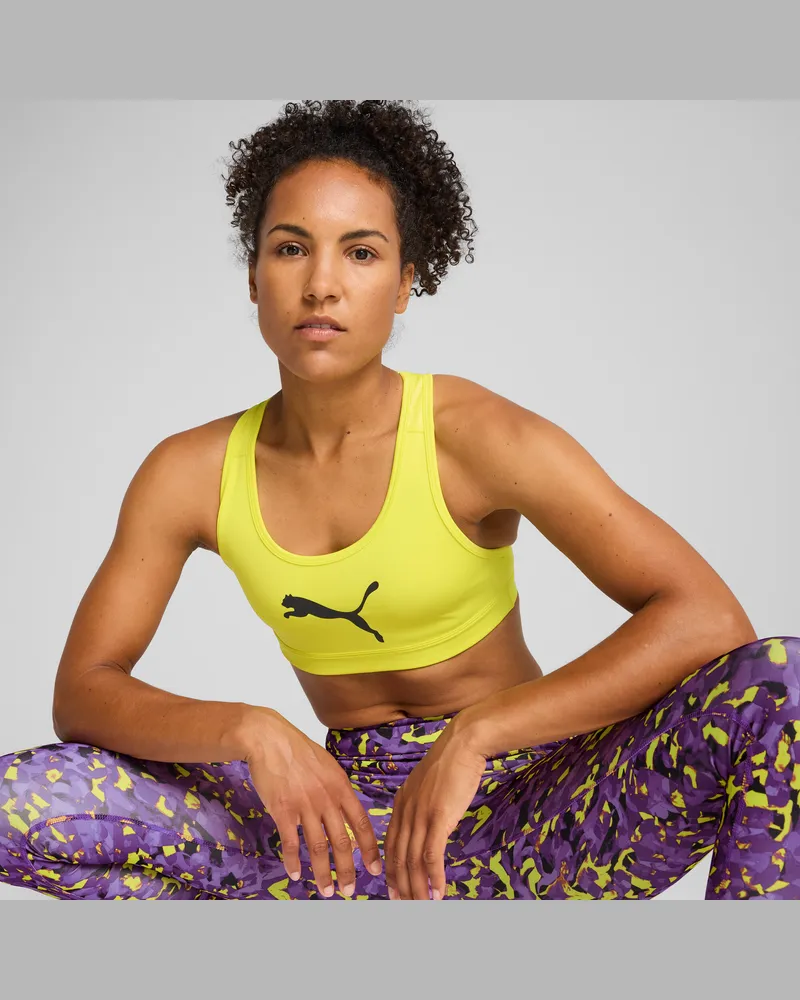 Puma Reggiseno 4KEEPS, Abbigliamento, Giallo Yellow