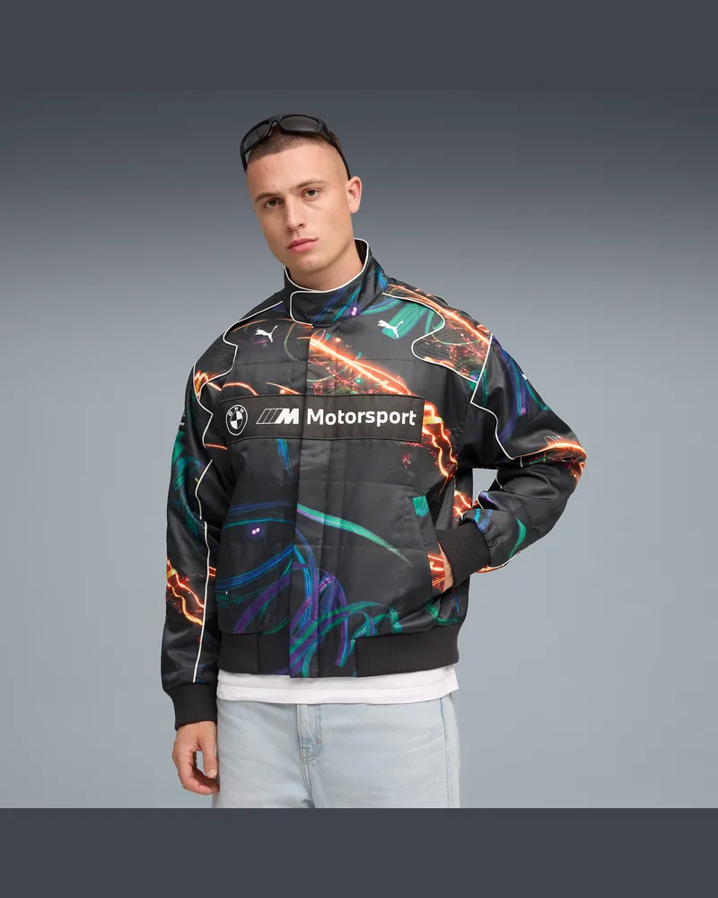 Puma Giacca da corsa  x BMW M Motorsport Cao Fei da uomo, Abbigliamento, Nero Black